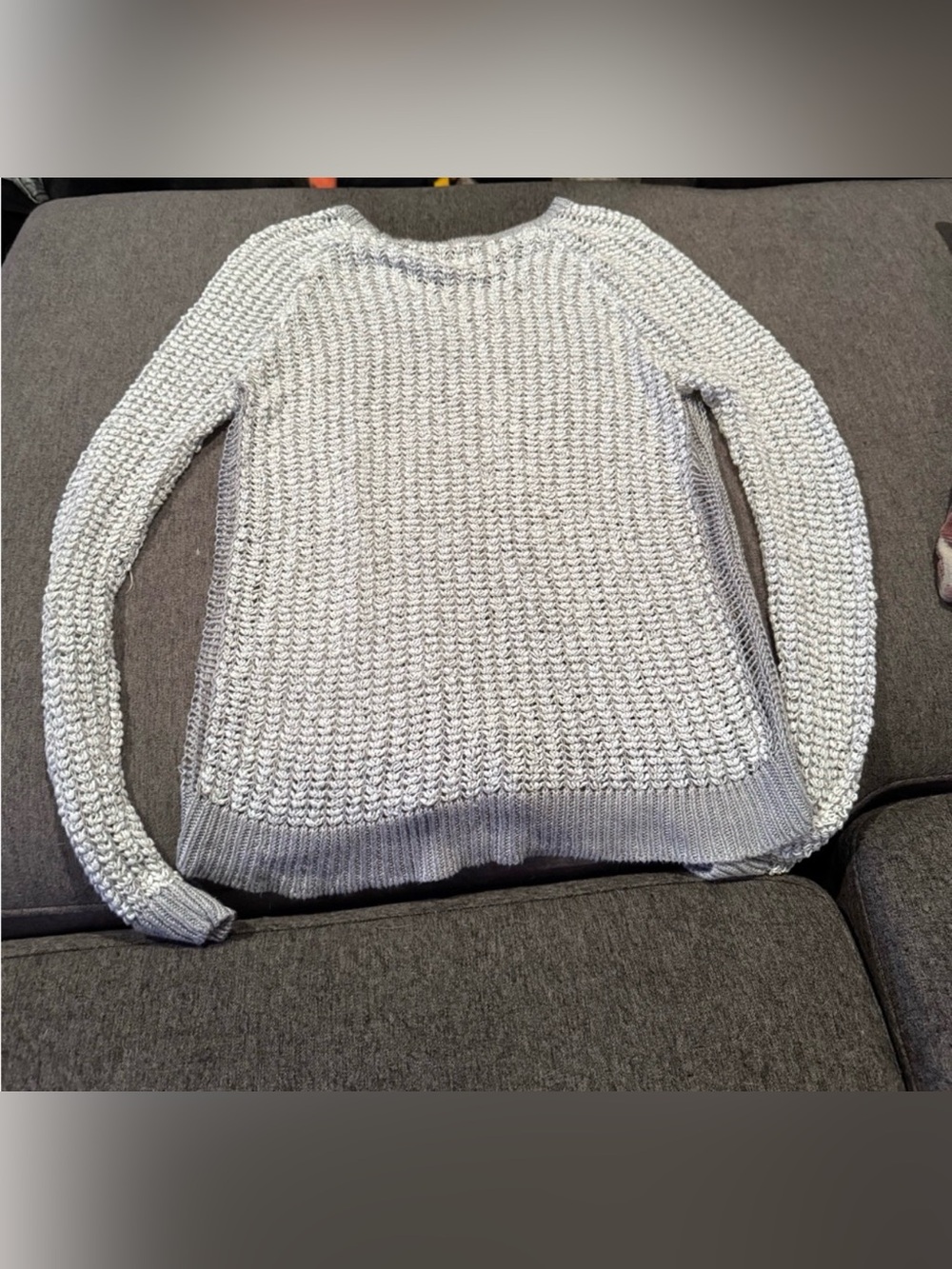 Lou & Grey Open-Knit Raglan Pullover - Picture 4 of 5